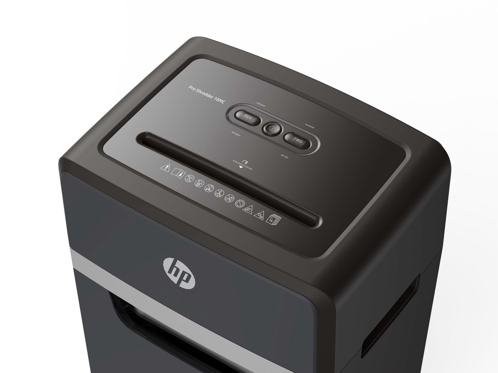 HP Aktenvernichter Pro Shredder 16MC Sicherheitsstufe P-5 16 Blatt