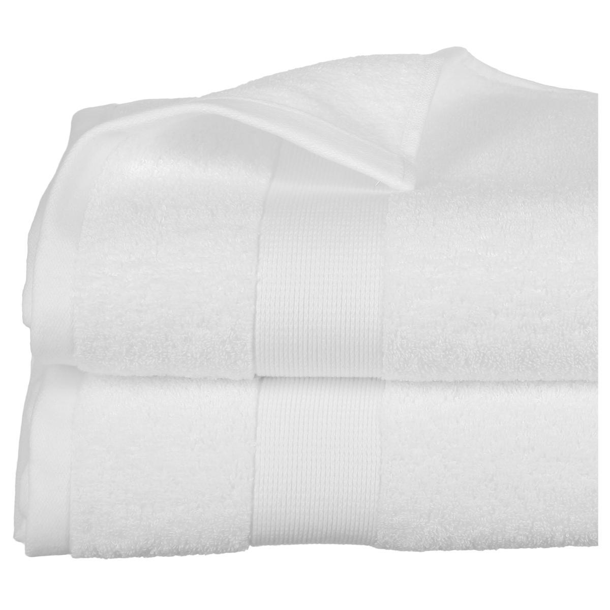 DRAP BAIN 450GR BLANC 100X150CM
