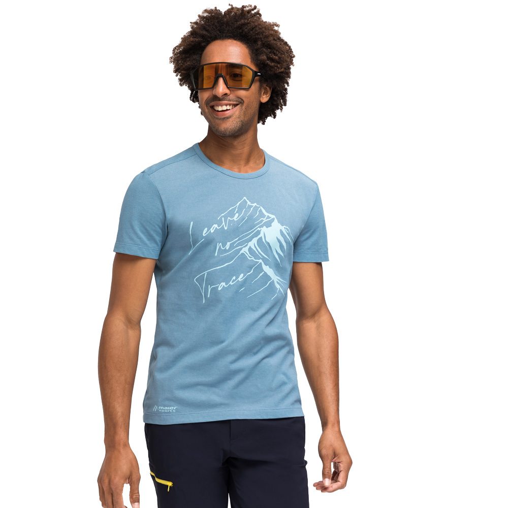 Maier Sports Burgeis 17 T-Shirt Herren blueberry