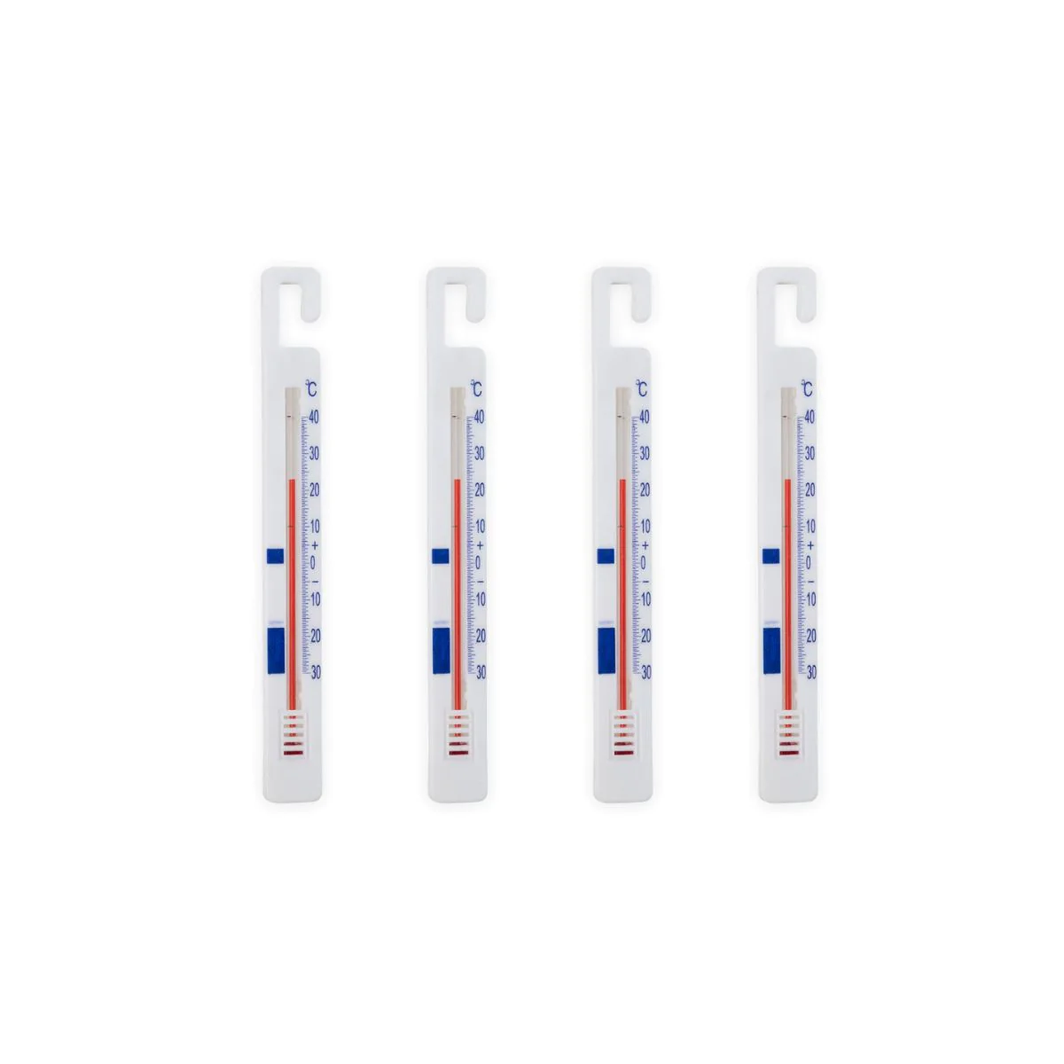 Lot de 4 thermomètres pour réfrigérateur/congélateur Tecno Fackelmann