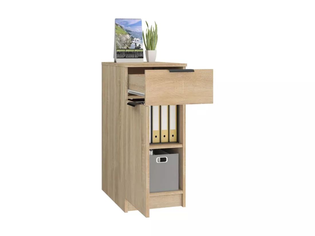 Armoire de bureau Chêne sonoma 33,5x50x75 cm Bois d'ingénierie