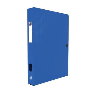 Oxford Memphis - Boîte de classement plastique - dos 40 mm - bleu