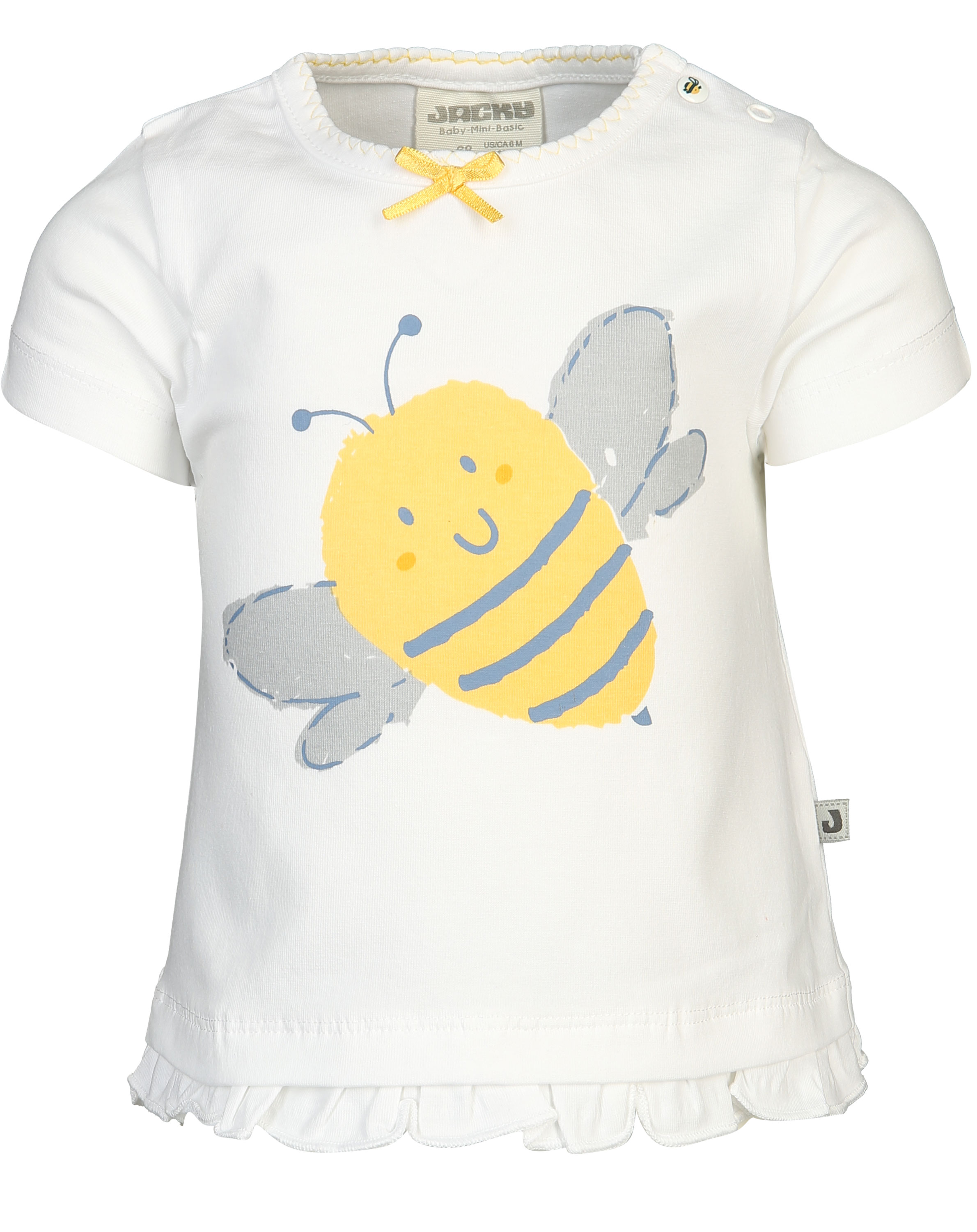 T-Shirt BEE HAPPY in weiß