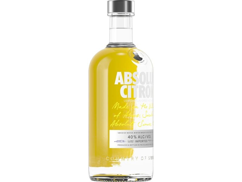 Absolut Vodka Citron 0.7 l Aromatisierte Spirituose auf Getreidebasis mit Zitronenaroma