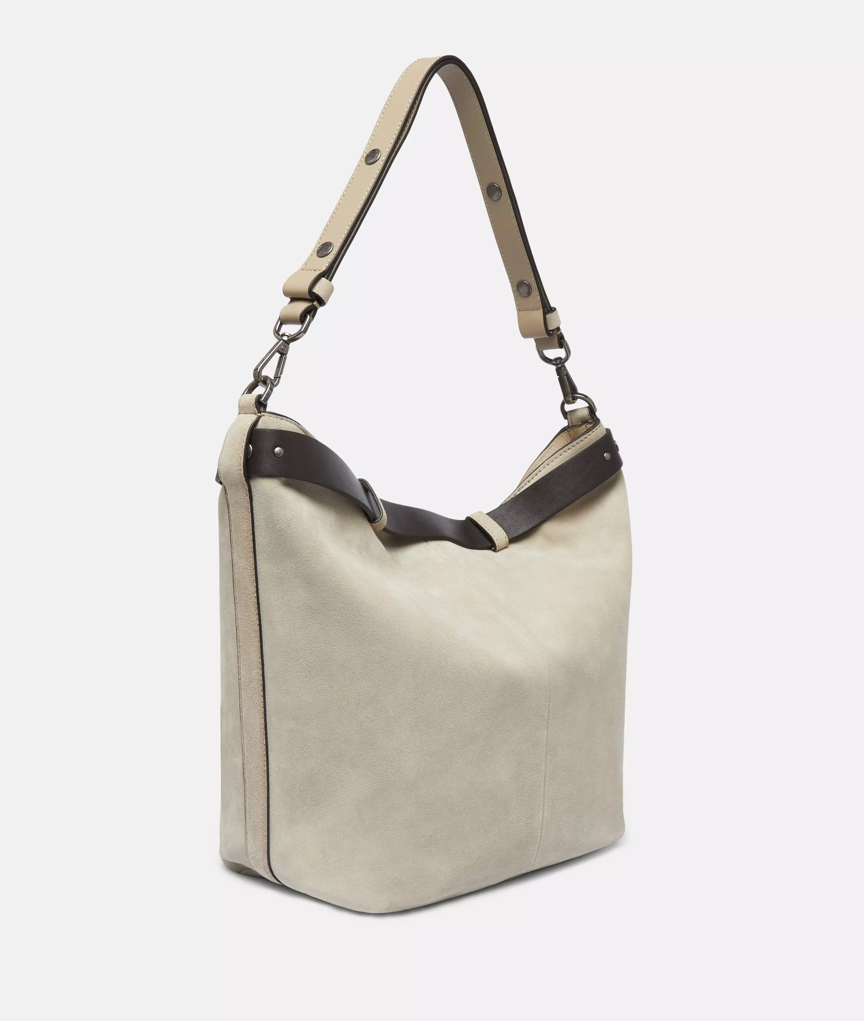 Zita Hobo L Large bag made from soft suede