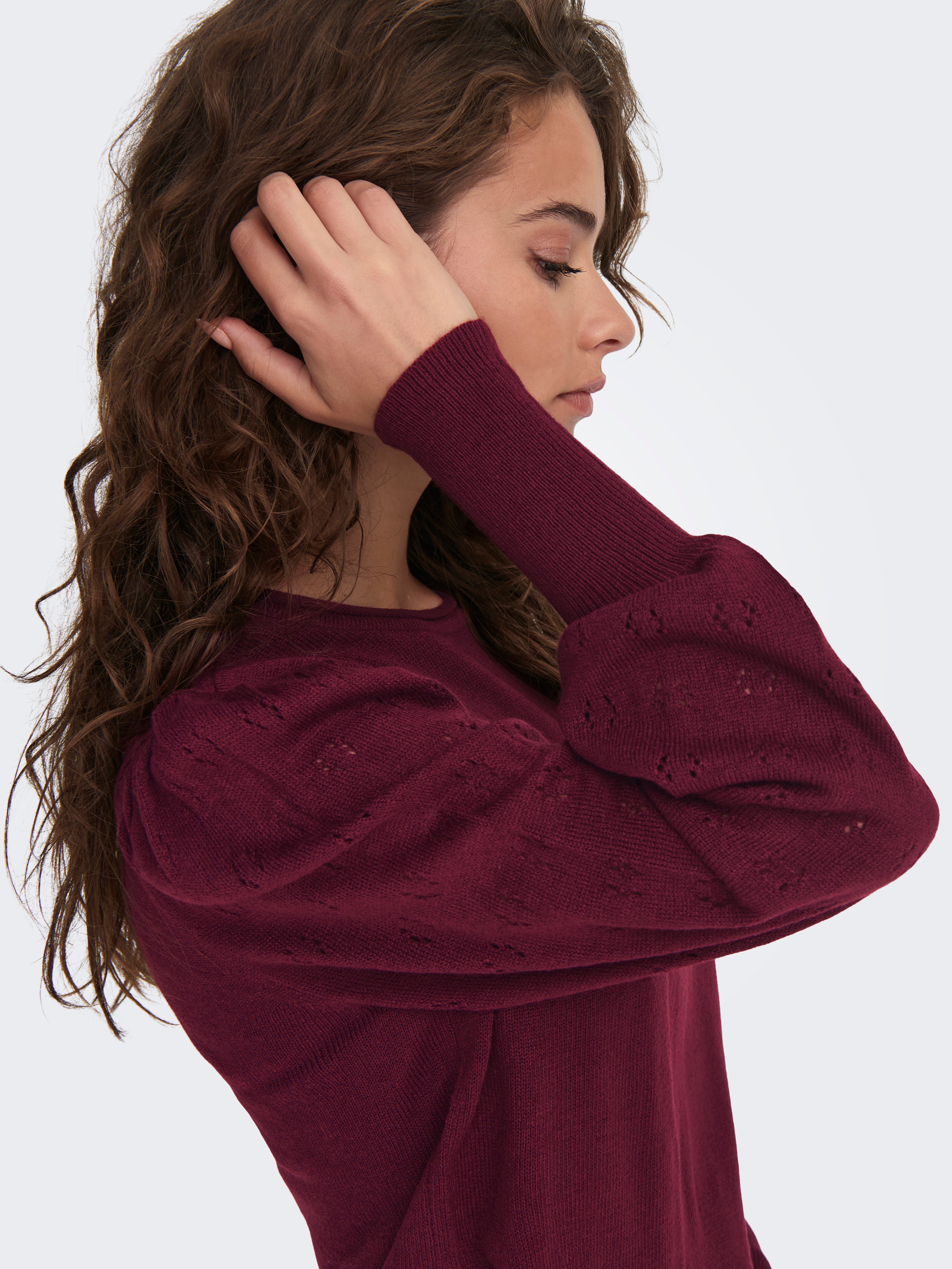 ONLMIRA Strickpullover Windsor Wine