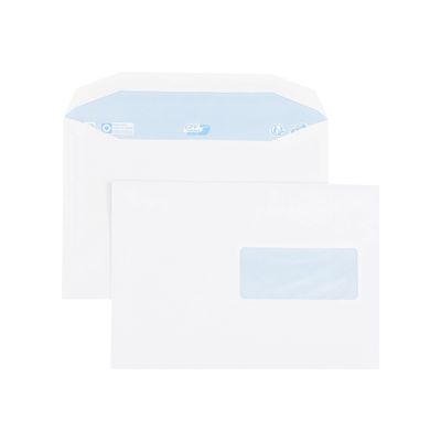 GPV Envel'Matic - 500 Enveloppes patte trapèze - C5 162 x 229 mm - 80 gr - fenêtre 45x100 mm - blanc