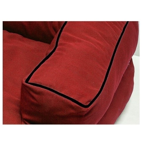 Sofá Comfort Pet Florida à prova d'água vermelho para cães