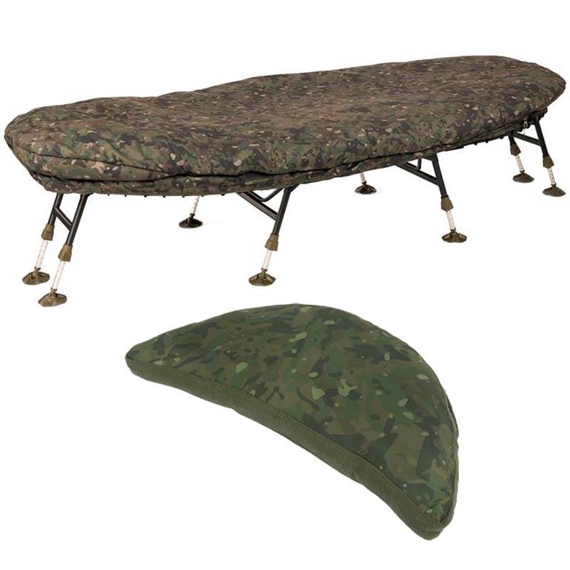 Ensemble Bedchair + Oreiller Trakker Levelite Oval Mf-Hdr