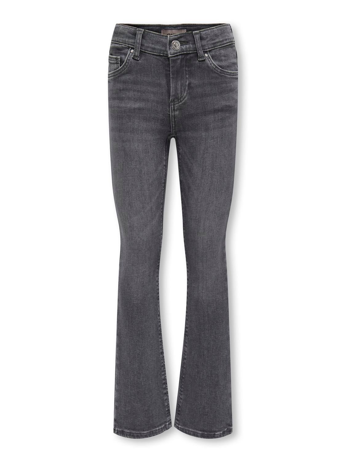 KOGBLUSH Mittlere Taille Ausgestellt Jeans Medium Grey Denim