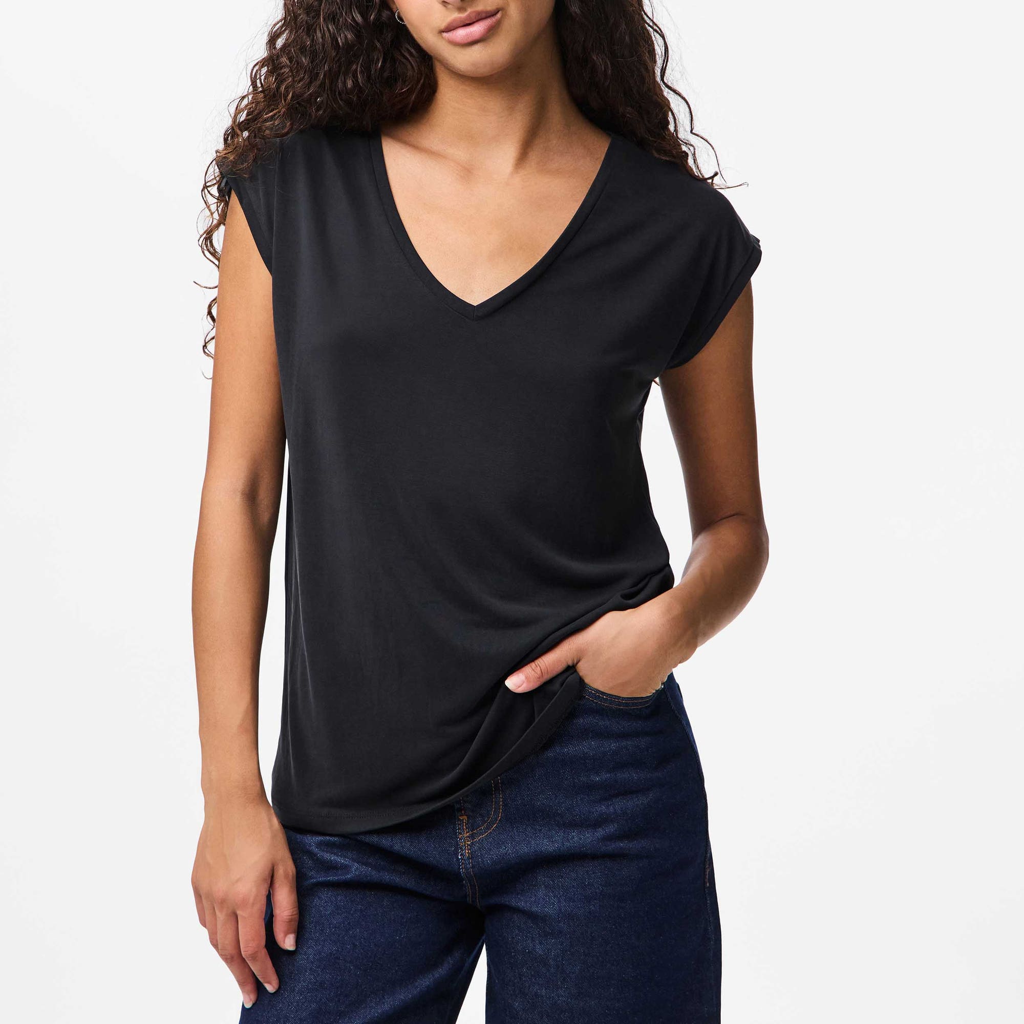 T-shirt Femme noir