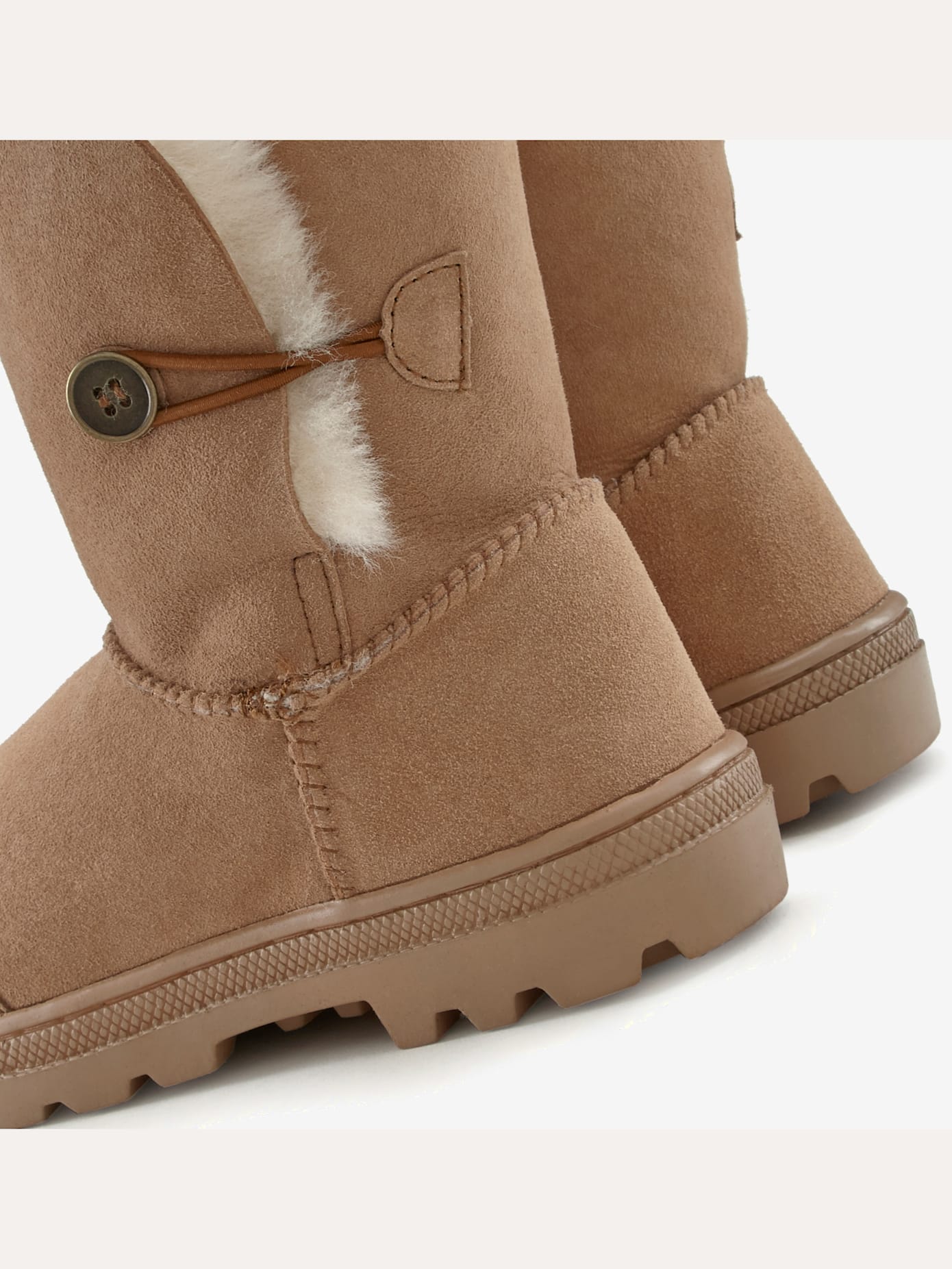 Botte d'hiver bottines d'hiver en cuir de qualité