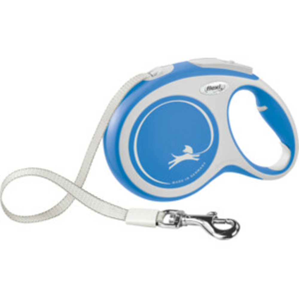 Flexi Rollijn New Comfort Tape 8 mtr tot 50 kg Blauw