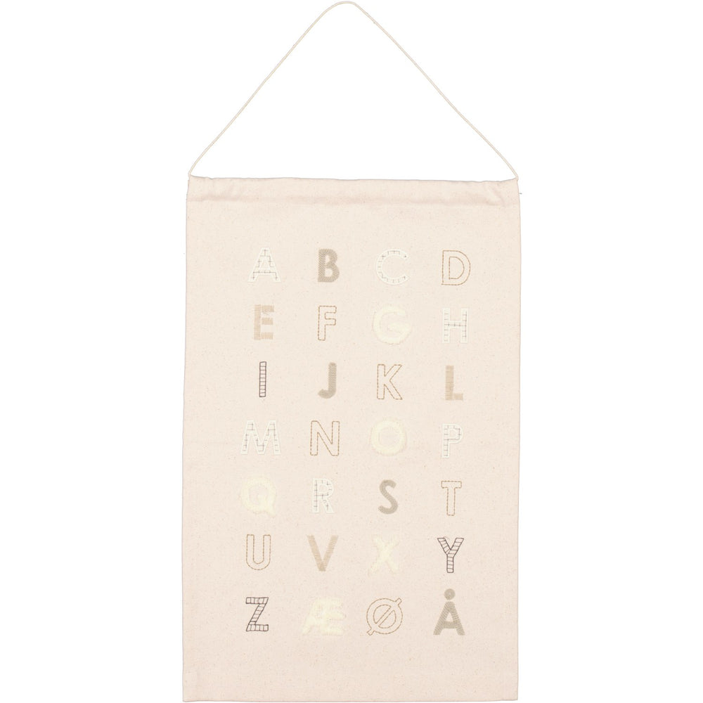 Køb MarMar Canvas Home Natural ABC Plakat