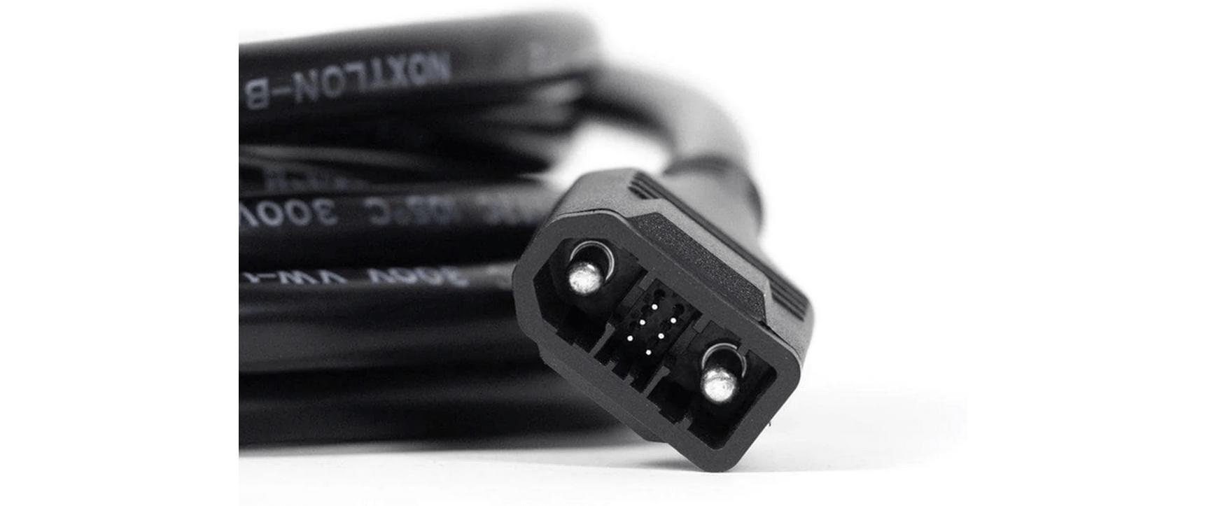 Ladekabel für DELTA Max Zusatzakku 5 m, Schwarz<br>Zusatzakku-Kabel