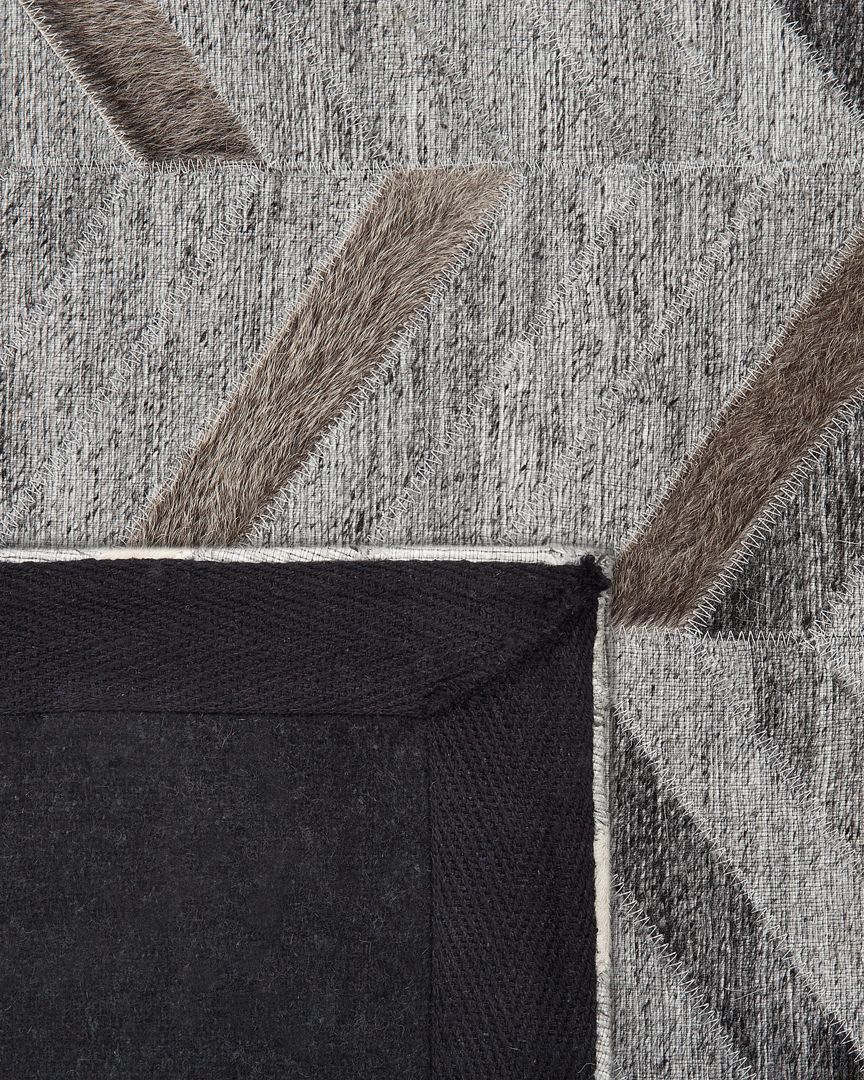 Vloerkleed ARKUM Grijs 140 x 200 cm