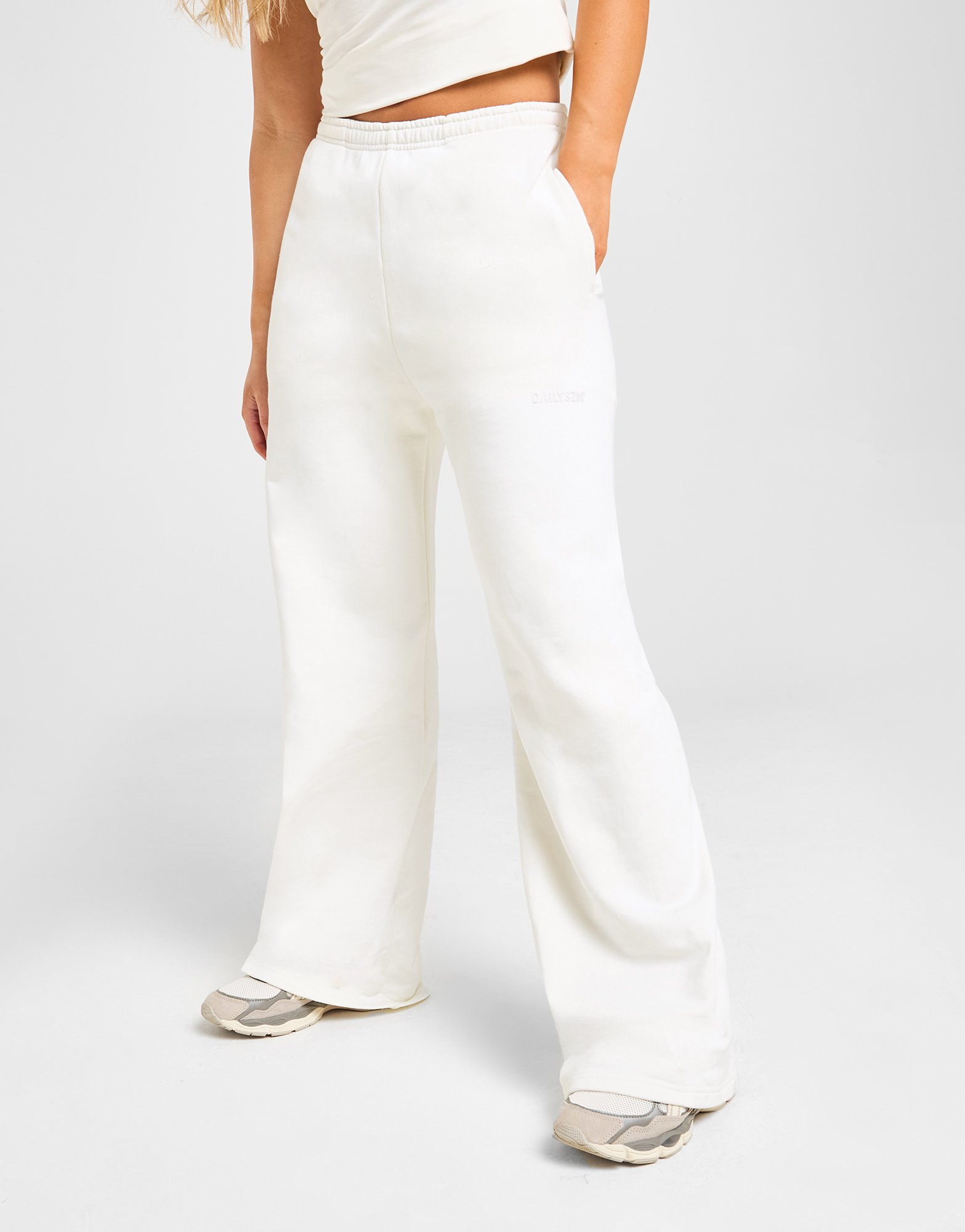 DAILYSZN Pantalon de jogging Wide Leg Femme