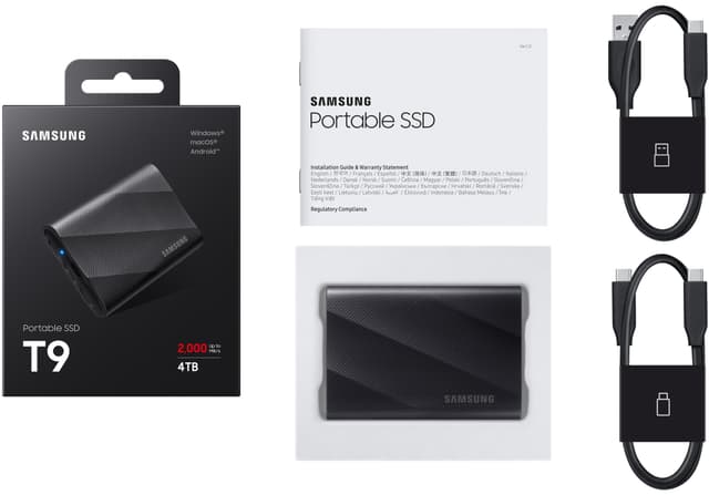 Samsung T9 4TB ekstern SSD
