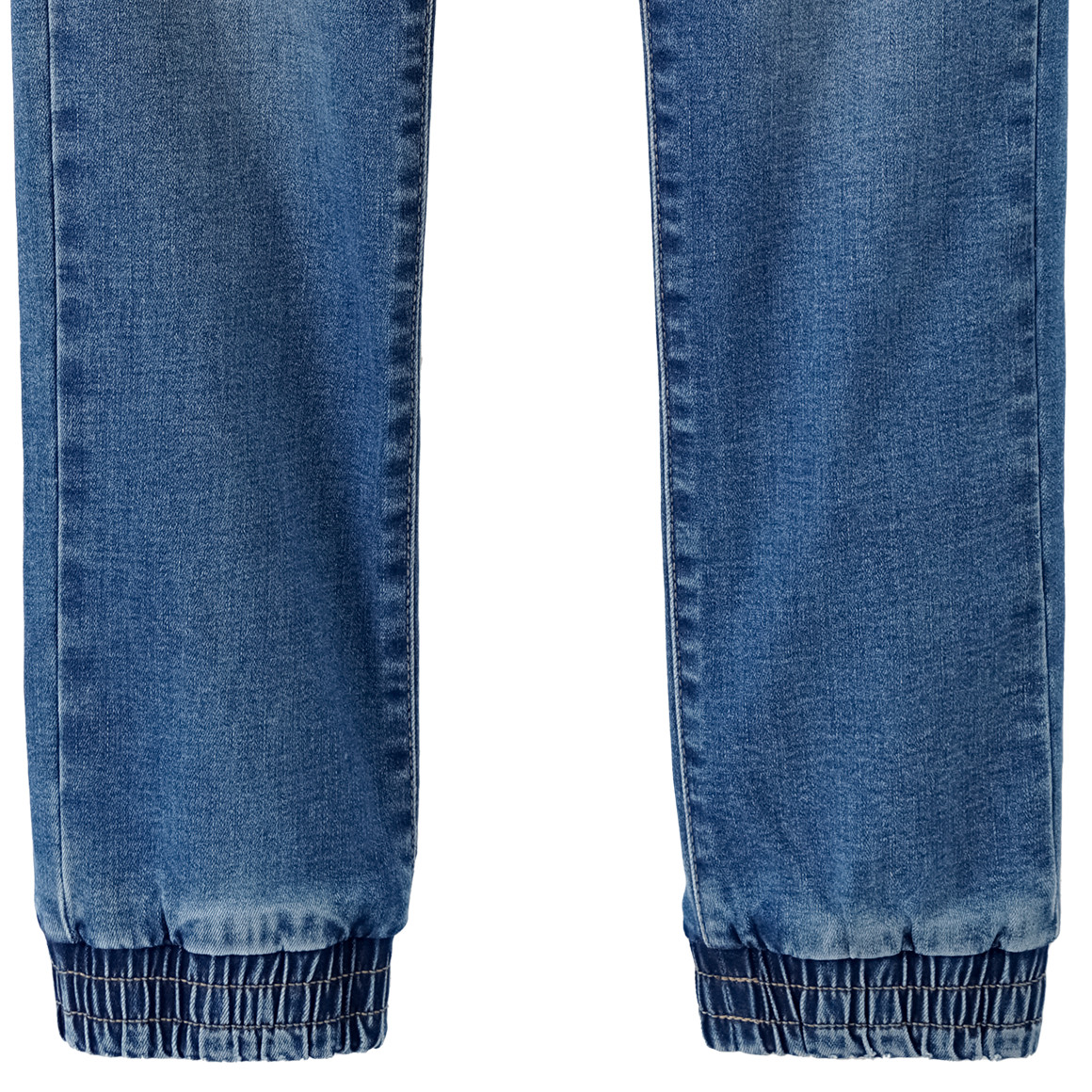 Yigga Jungen Pull-on-Jeans mit Tunnelzug hellblau