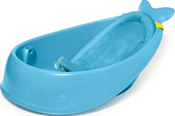 Badewanne MOBY mit 3 Stufen in hellblau