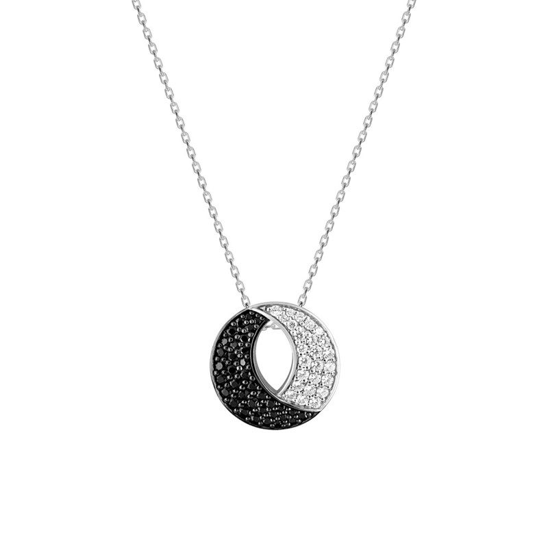 Collier Femme - Oxyde de zirconium - Argent 925 - Longueur : 42 cm
