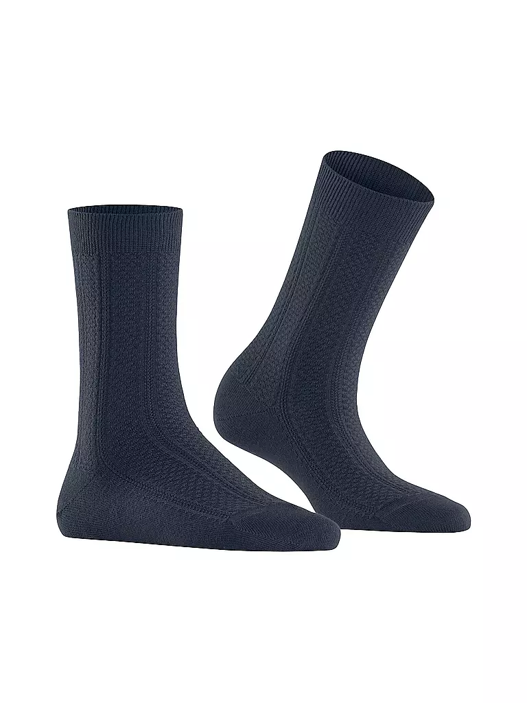 FALKE Socken NEEDLEPOINT space blue blau