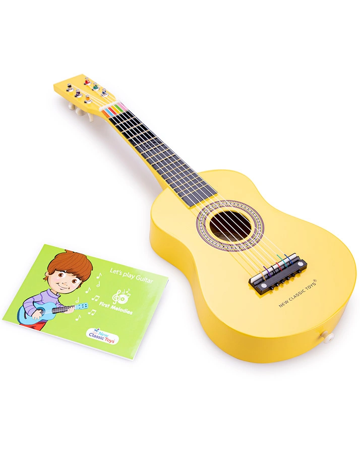 Kindergitarre in gelb