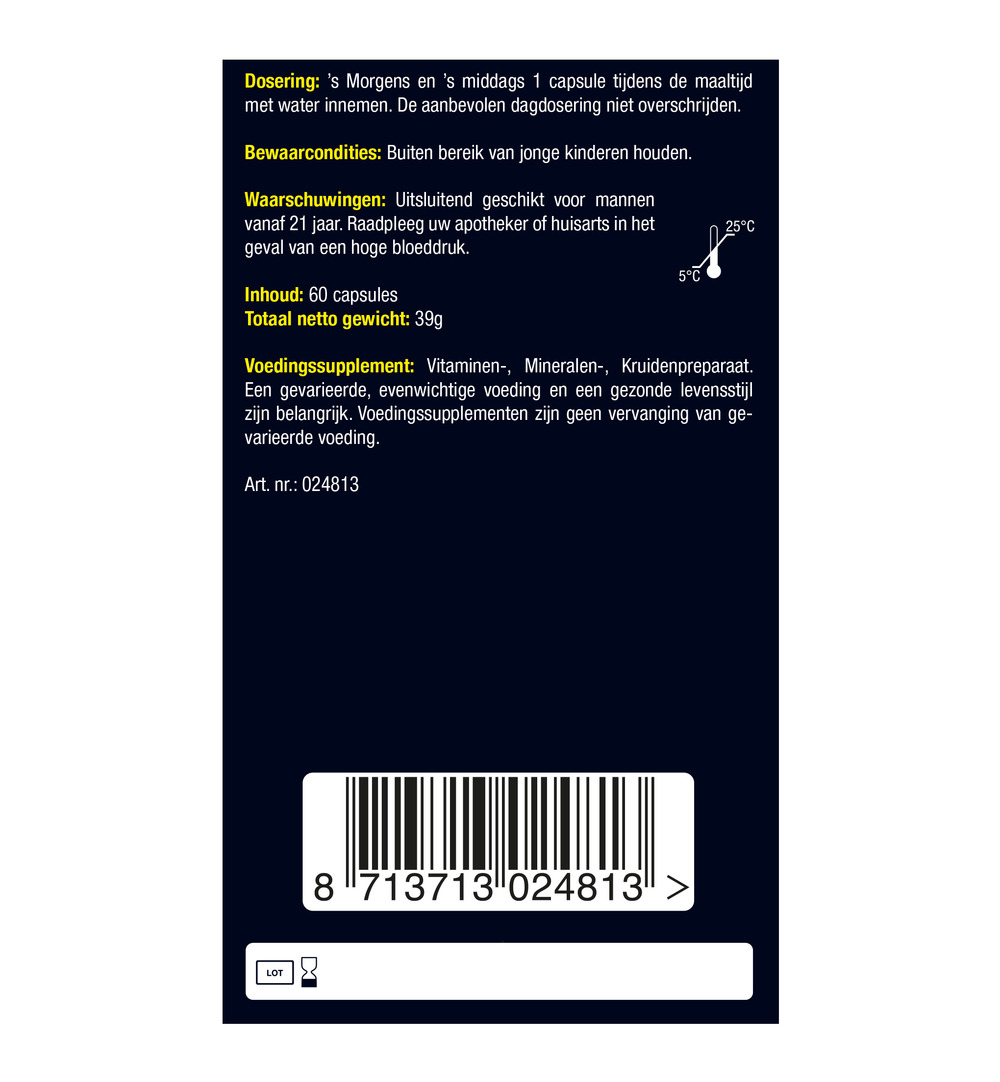 Lucovitaal Prostaat Comfort (60 capsules)