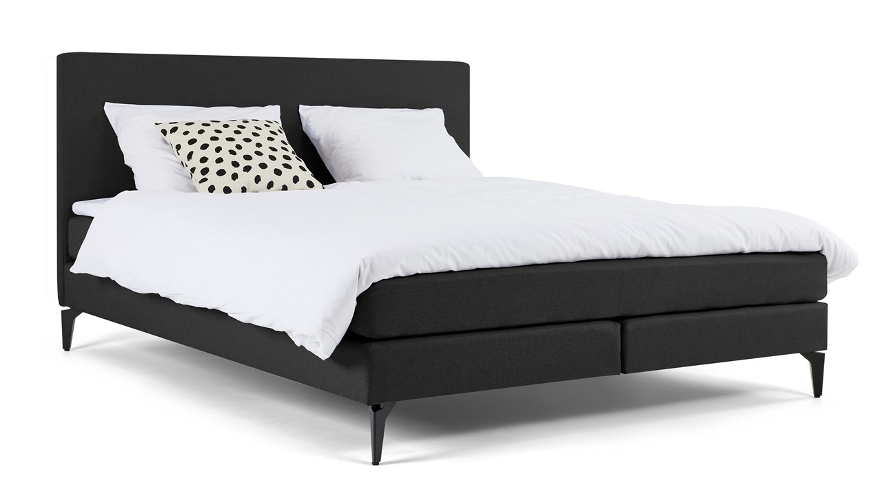 Boxspring Cisano dark grey