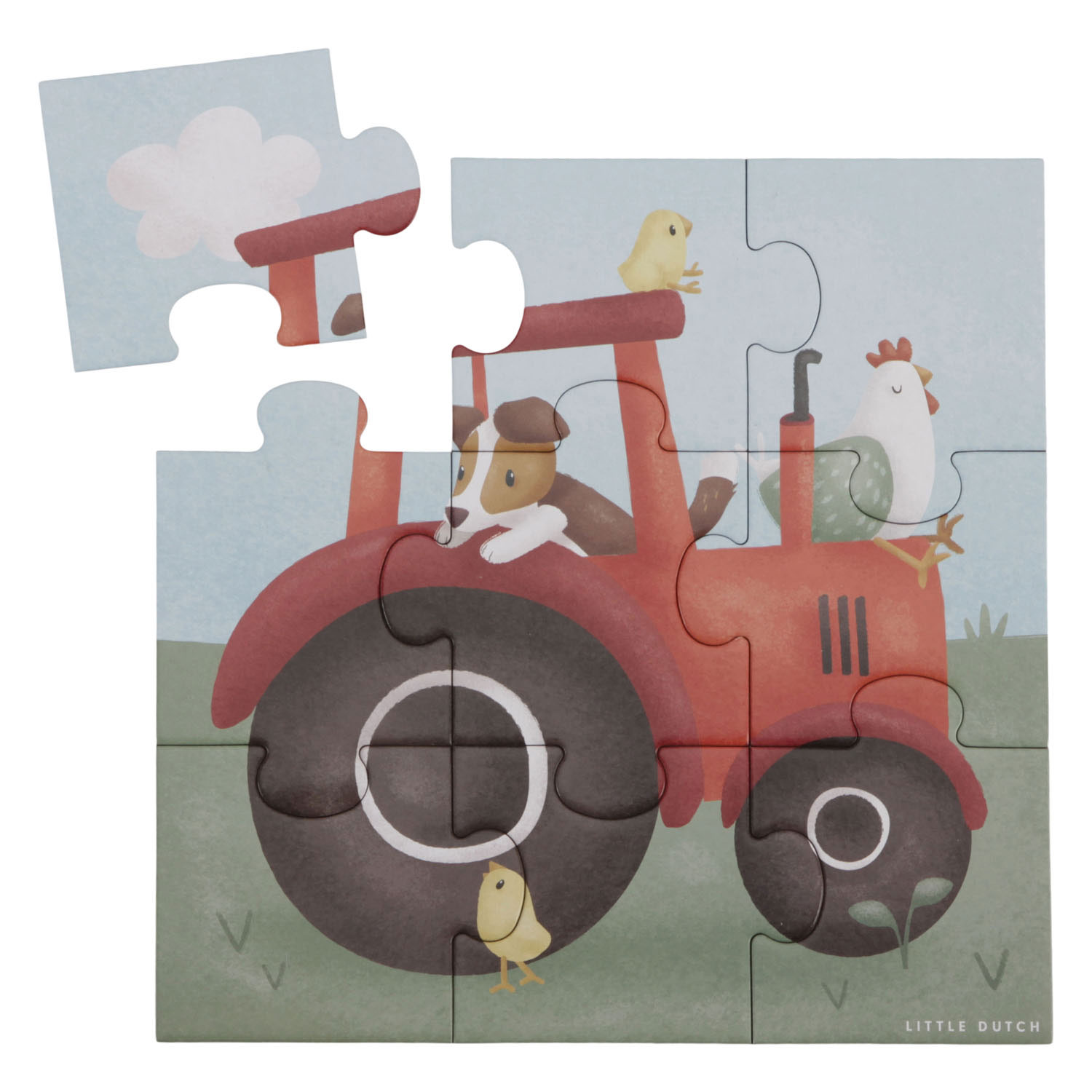Little Dutch Legpuzzel 4in1 Little Farm FSC