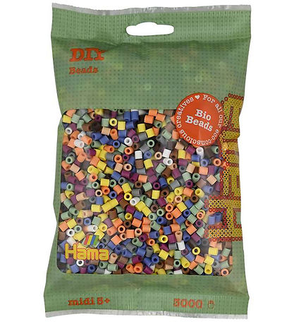 Hama Bio Midi Perlen - 3000 st. - 197 Mix