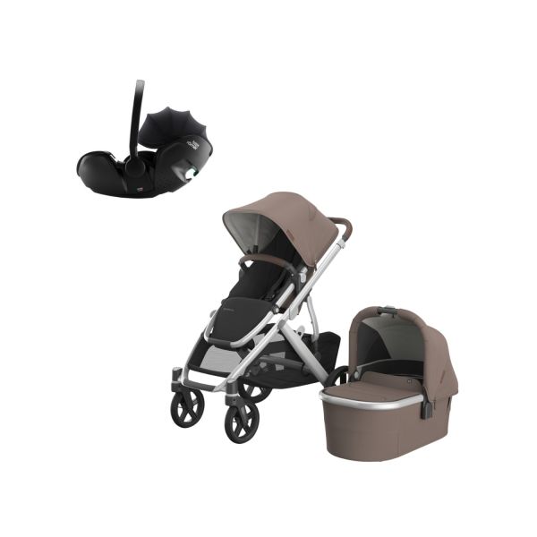 UPPAbaby VISTA V3 Kinderwagen 3-in-1 - Dillan | Britax Römer Baby-Safe Pro Autostoeltje