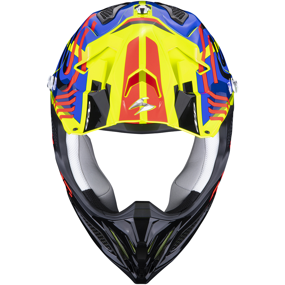 Scorpion - Casque VX-22 Air Neox Noir / Jaune fluo / Bleu