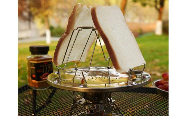 Origin Outdoors Campingtoaster Edelstahl
