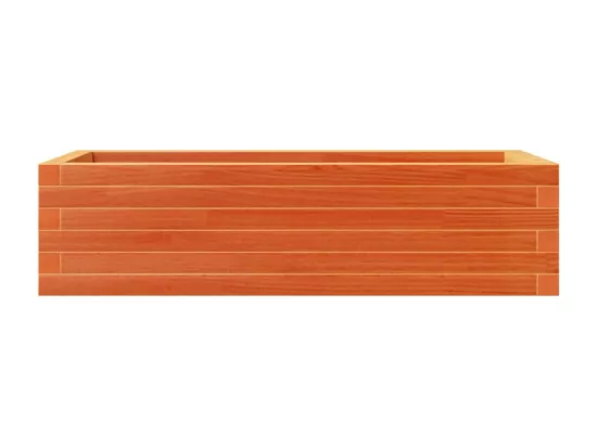 Jardinière bac lit surélevé bois marron 90 x 40 x 23 cm 02_0038507