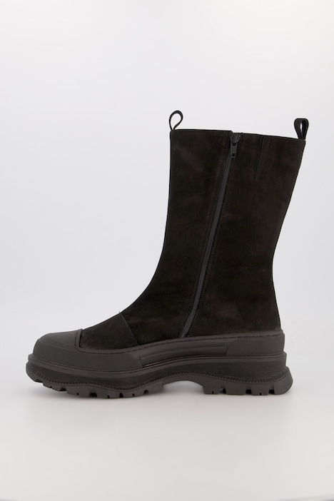 Chelsea-Boots, Elastikeinsatz, Reißverschluss, Weite H