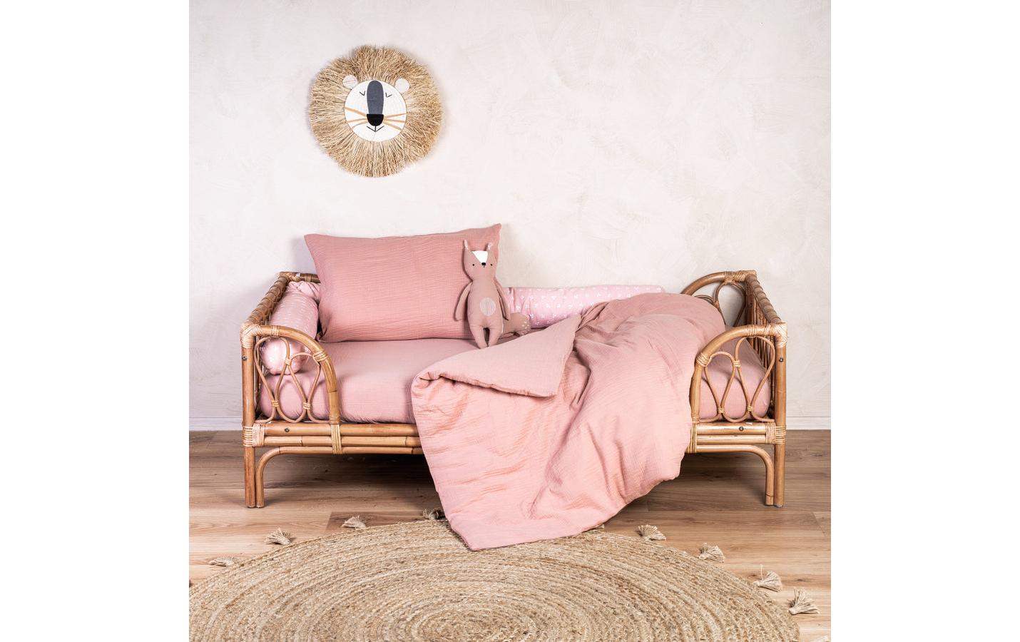 Kinderbettwäsche Musselin Ivory 100 x 135 + 40 x 60 cmMusselin-Bettwäsche
