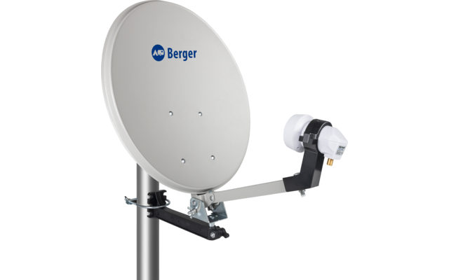Berger Mobile Sat-Anlage Komplettset Single-LNB im Campingkoffer
