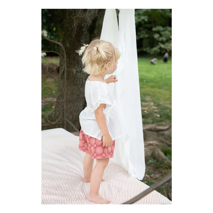 Zhoe & Tobiah Short Ajouré | Rose pâle
