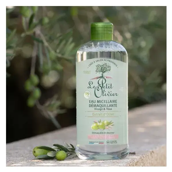 Água Micelar de Limpeza com Oliva Le Petit Olivier 400ml