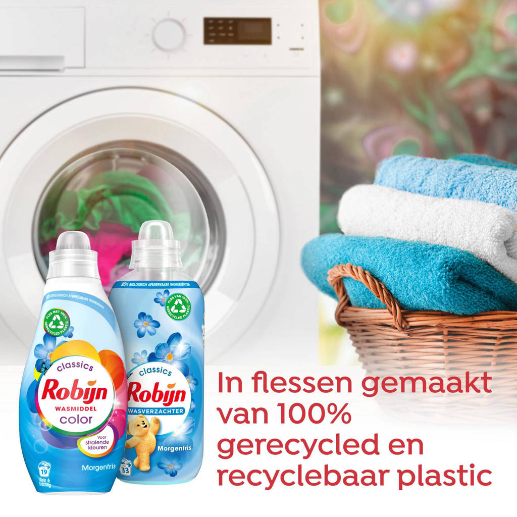 wasmiddel en wasverzachter pakket - Morgenfris - set van 5 - 60 wasbeurten