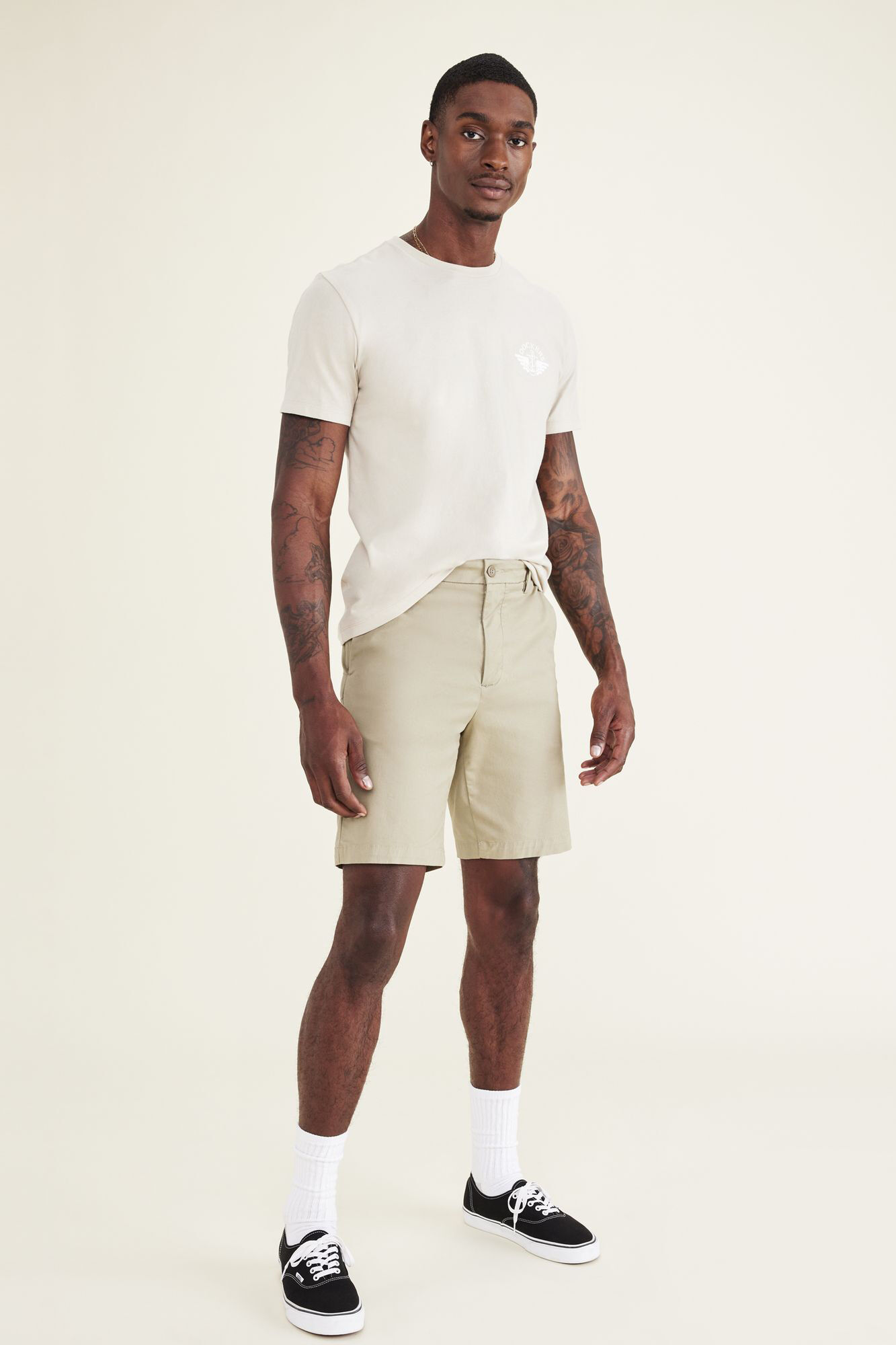 Calções Supreme Flex Modern Chino - Bege
