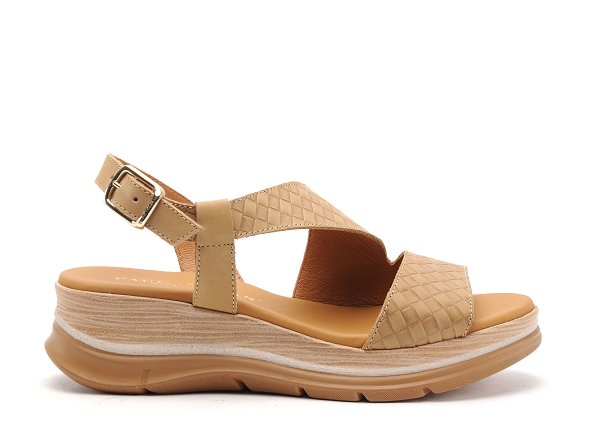 Paula urban nu pieds talons femme 24638 marron