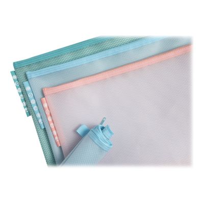 Exacompta Chromaline Pastel - Pochette zip A4 - disponible dans différentes couleurs