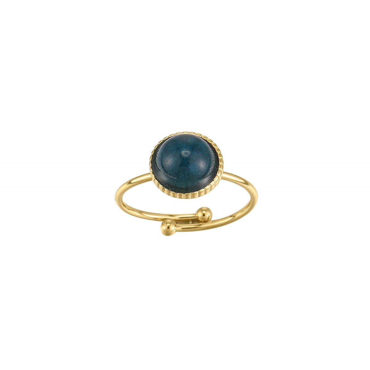 Bague Majo Pierre Apatite bleue