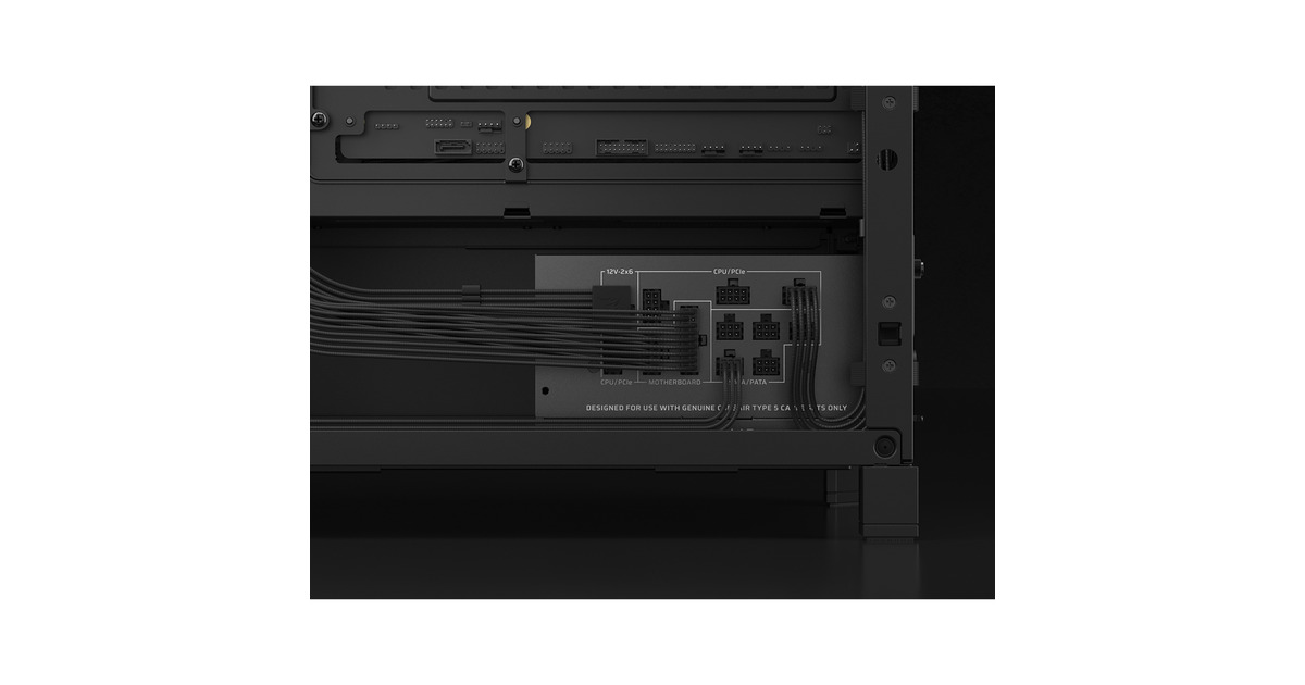 CorsairRM1000x SHIFT modulaire 1000 watt voeding   (Zwart, 1x 12V-2x6, 4x PCIe)