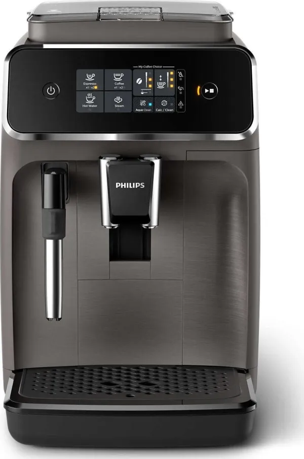 Philips Series 2200 EP2224 - Automatisk kaffemaskine med mælkeskummer - 15 bar - kashmirgrå