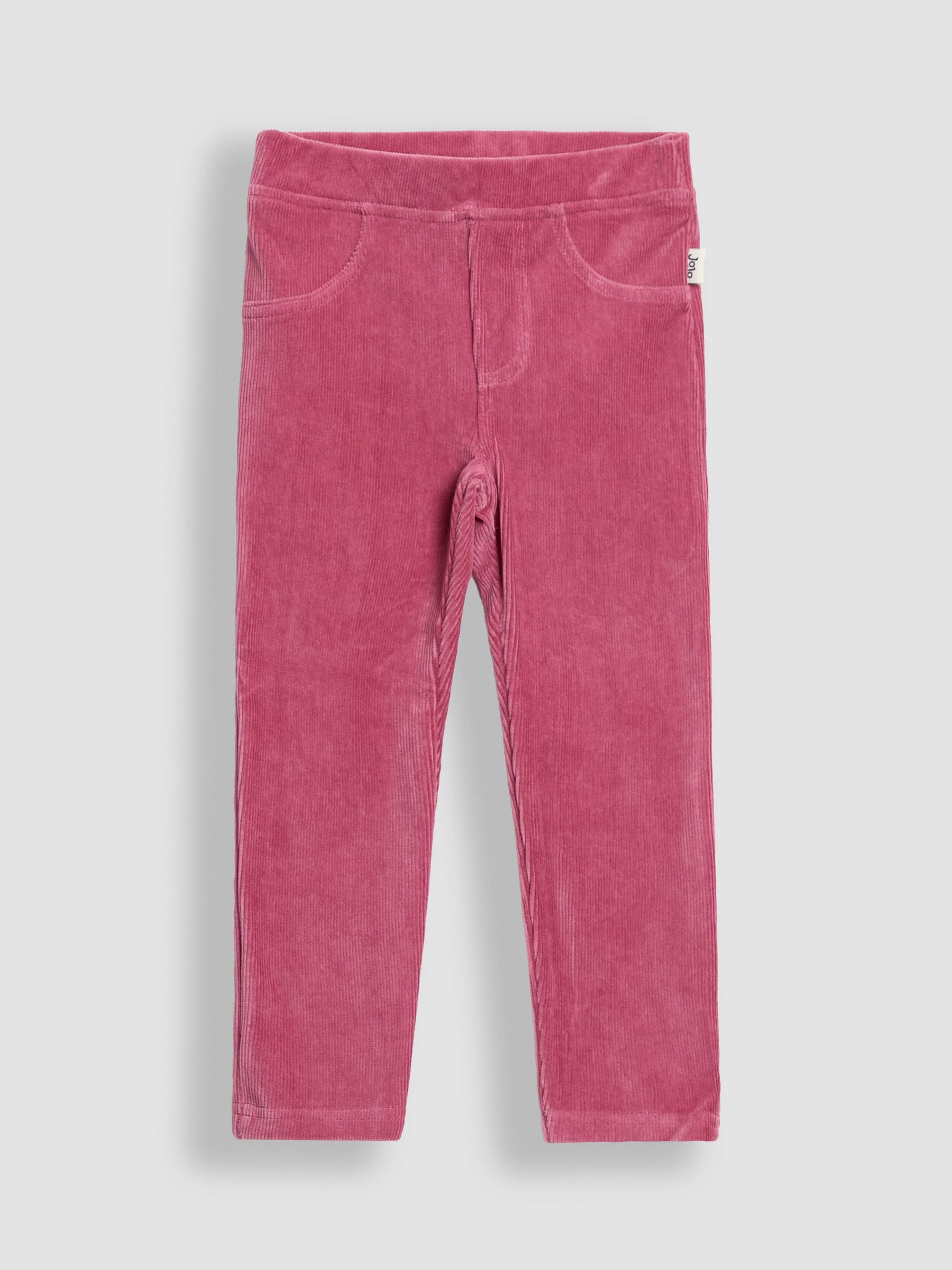 Roze - JoJo Maman Bébé - Set van 2 jersey jeggings van corduroy