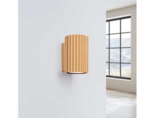 SOLLUX LIGHTING - Applique karbon 10 or