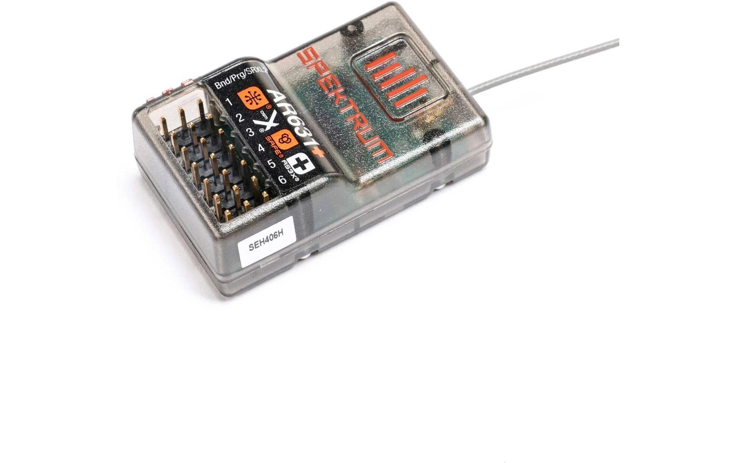 Empfänger AR631+ 6 Kanal DSMX<br>6-Kanal Empfänger mit AS3X+, SAFE und Telemetrie